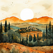 Tuscan Treasure Painting by Lourry Legarde Tuscan Treasure Painting by Lourry Legarde