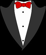 Tuxedo Simple Digital Art by Flippin Sweet Gear