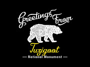Tuzigoot National Monument Bear Digital Art by Flo Karp
