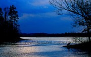 Twilight Time Fisherman Photograph by Mary Walchuck