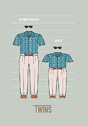 Twins - Alternative Movie Poster Digital Art by Movie Poster Boy