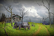 Two Track Road among an abandoned past Photograph by Randall Nyhof Two Track Road among an abandoned past Photograph by Randall Nyhof