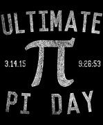 Ultimate Pi Day Retro Digital Art by Flippin Sweet Gear