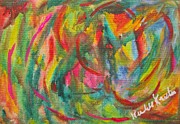 Under the Red Line Painting by Kendall Kessler
