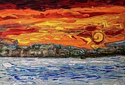 Under The Tuscan Sun - A Modern Art Love Story Painting by Evjenia Psarris Under The Tuscan Sun - A Modern Art Love Story Painting by Evjenia Psarris