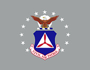 United States Civil Air Patrol Flag Photograph by Robert Banach