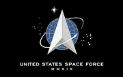 United States Space Force Flag Photograph by Robert Banach