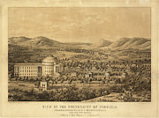 University of Virginia 1856 Drawing by Vintage Places