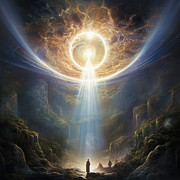 Unspeakable Divine Painting by Lourry Legarde