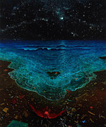 Untitled - Ocean Painting by Zdzislaw Beksinski Untitled - Ocean Painting by Zdzislaw Beksinski