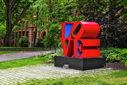 UPenn Love Sculpture II Photograph by Susan Candelario UPenn Love Sculpture II Photograph by Susan Candelario
