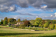 Upper Slaughter Manor in Autumn Photograph by Tim Gainey