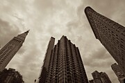 Urban Canyon, Sepia-Toned Skyline of New York City Photograph by Travel Essayist Urban Canyon, Sepia-Toned Skyline of New York City Photograph by Travel Essayist