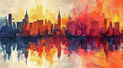 Urban Symphony Digital Art by Alex Rivera
