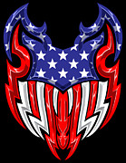 USA Flag Patriotic Decoration America Digital Art by Mister Tee