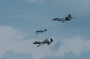 USAF Heritage Flight Photograph by Rick Allen USAF Heritage Flight Photograph by Rick Allen