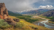 Valley of the rio de las vueltas El Chalten Photograph by Henri Leduc