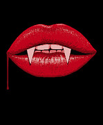 Vampire Lips Digital Art by Flippin Sweet Gear