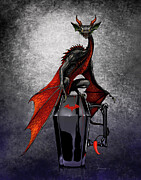 Vampiro Dragon Digital Art by Stanley Morrison