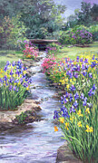 Van Dusen Garden Painting by Laurie Snow Hein