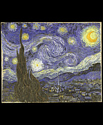 Van Goh Starry Night Digital Art by Flippin Sweet Gear