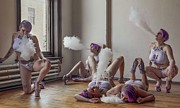 Serenity in Smoke Photograph by Mark Rogers