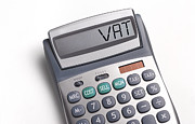 VAT written on a calculator Photograph by Peter Dazeley
