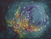 Verde De Prusia plus Painting by Petra Rau