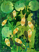 Verde Giallo Verde Painting by Guido Borelli