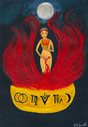 Vesta's Flame Painting by Linda Gemmill Vesta's Flame Painting by Linda Gemmill