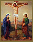 Via Dolorosa - Crucifixion - 12 Painting by Svitozar Nenyuk