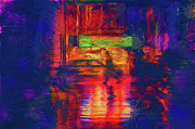 View From an Alley Abstract Mixed Media by Shelli Fitzpatrick View From an Alley Abstract Mixed Media by Shelli Fitzpatrick