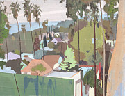 View From Echo Park Painting by Jacob Dudley View From Echo Park Painting by Jacob Dudley
