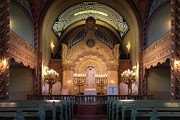 View of the bimah Inside the synagogue in Subotica Photograph by Dejan Travica View of the bimah Inside the synagogue in Subotica Photograph by Dejan Travica