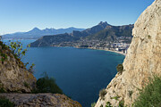 View of the blue Mediterranean Sea and cliffs Photograph by Adriana Mueller