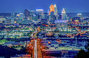 View Of The Cincinnati Ohio Skyline From 8th Street Photograph by Dave Morgan