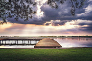 View on the Palic lake over the wooden mole Photograph by Dejan Travica