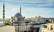 view to Istanbul Skyline with Galata tower Photograph by Nikada