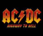 Vintage ACDC Highway To Hell Distress  Digital Art by Kirania Finest