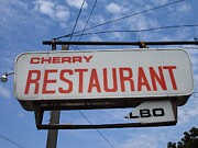 Vintage Cherry Street Restaurant Sign Photograph by Travel Essayist Vintage Cherry Street Restaurant Sign Photograph by Travel Essayist