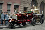 Vintage Fire Truck Knox-Martin 1909 Photograph by Franchi Torres