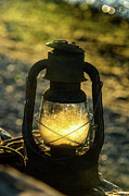 Vintage Railroad lantern Photograph by Cindy Shebley