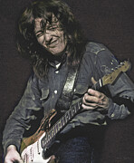 Vintage Rory Gallagher Live Mixed Media by Mal Bray Vintage Rory Gallagher Live Mixed Media by Mal Bray