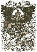 Vintage Royal Crest Digital Art by Jacob Zelazny
