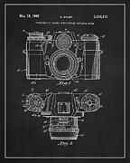 Vintage Zeiss Ikon Contarex Patent Drawing Digital Art by Dale Kincaid