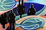 Vision of the Court Painting by Chiquita Howard-Bostic