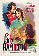 VIVIEN LEIGH and LAURENCE OLIVIER in THAT HAMILTON WOMAN -1941-, directed by ALEXANDER KORDA. Photograph by Album
