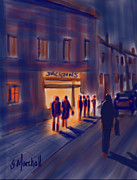 Waiting at the Chippie Painting by Glenn Marshall Waiting at the Chippie Painting by Glenn Marshall