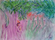 Waiting for Something Unknown to be Made Clear Painting by Tammy Nara