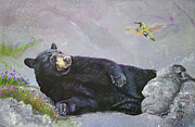 Wake up call Painting by J W Baker